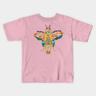 Fly Away Karen Payton Art Kids T-Shirt